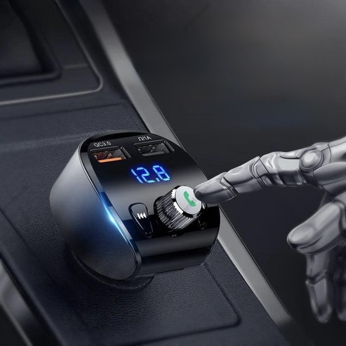 FM-трансмітер Borofone JOYROOM JR-CL02 Bluetooth Black